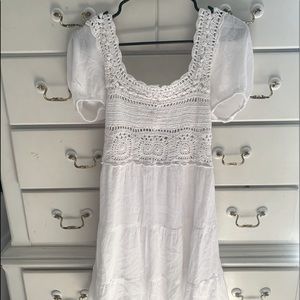 White Mini dress